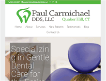 Tablet Screenshot of dentistcarmichael.com